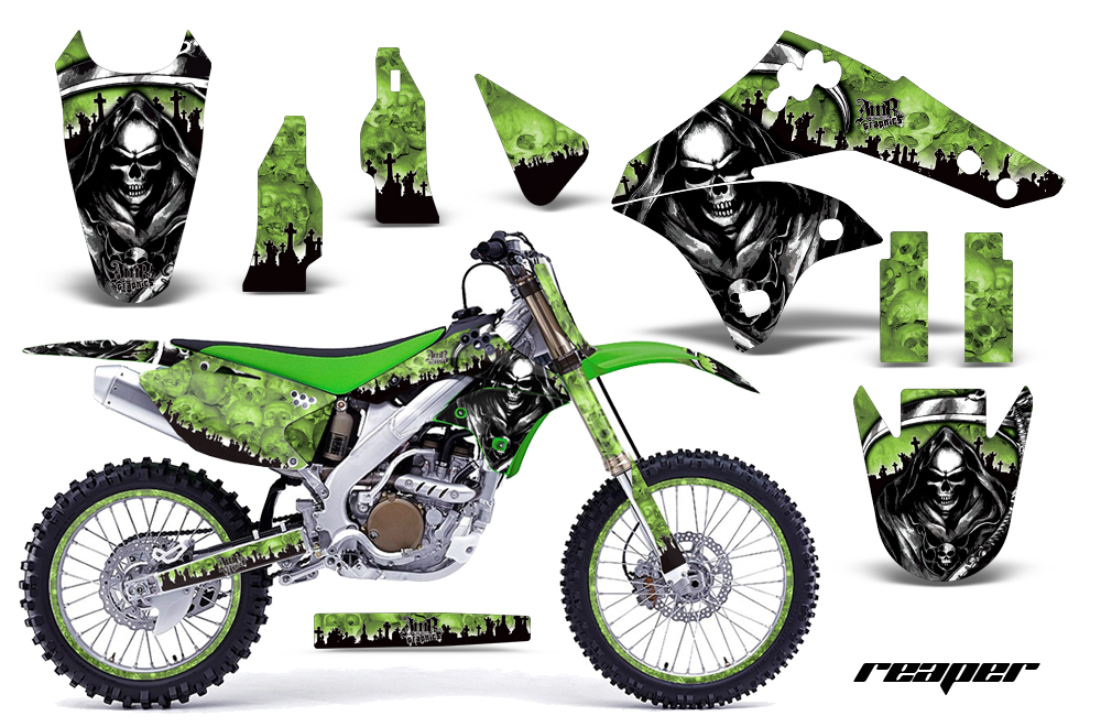 Kawasaki KX250F 06-08 Graphics Kit Reaper G NPs